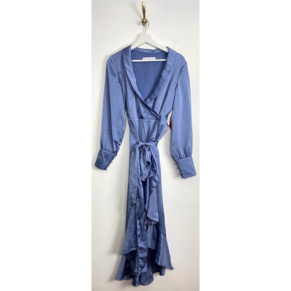 Mac Duggal Blue Midi Dress - Picture 4 of 11